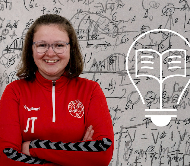 Auf dem Foto ist Jomana abgebildet, die ihren Abschluss beim VfL gemacht hat Auf dem Foto ist Jomana abgebildet, die ihren Abschluss beim VfL gemacht hat
